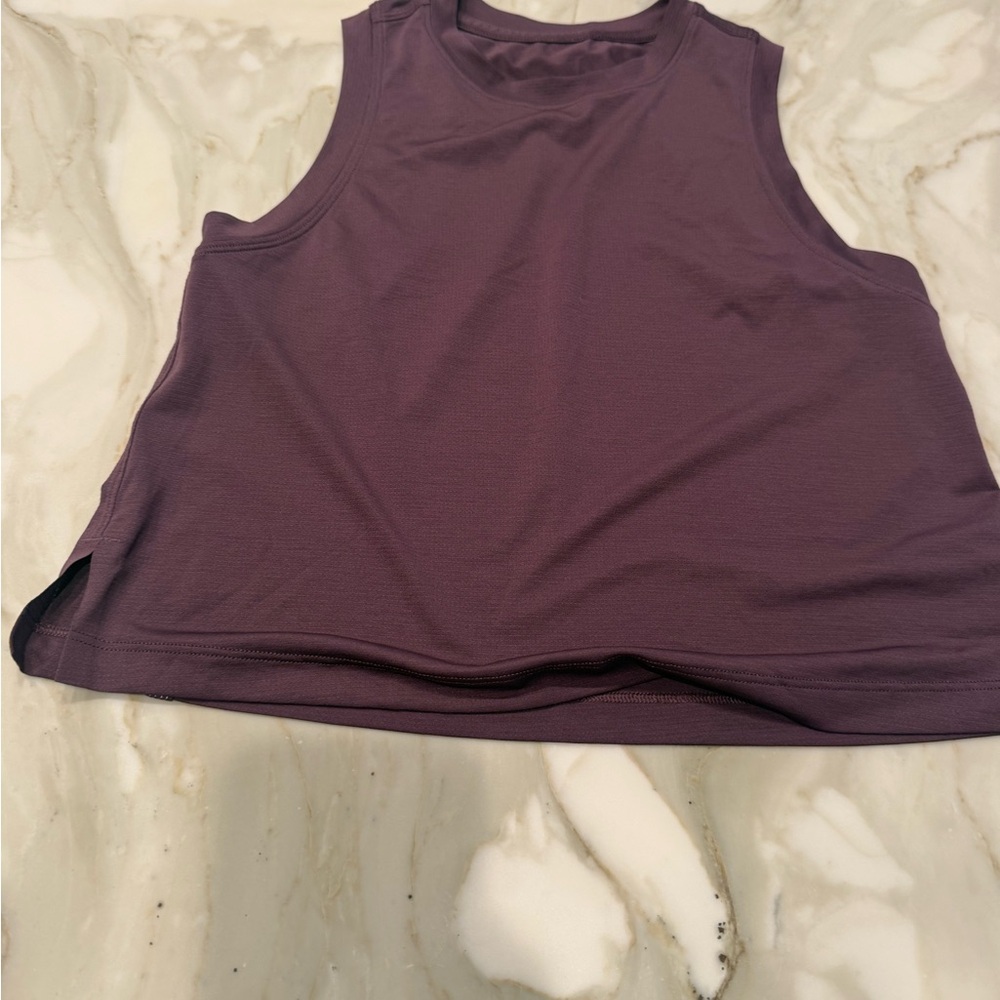 lululemon athletica ultralight waist length plum Tank Top
